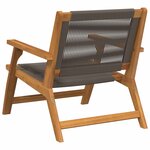 vidaXL Mobilier de jardin 2 Pièces Gris 67 x 76 x 73 cm