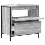 vidaXL Meuble de salle de bain avec lavabo et tiroirs 60x34 5x60 cm