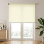vidaXL Store enrouleur Protection UV Crème 60 x 230 cm Polyester