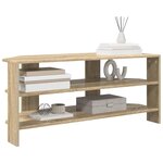 vidaXL MeubleTVd'Angle Chêne Sonoma 102x40 5x45cm Bois d'ingénierie