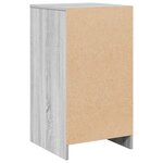 vidaXL Buffet Sonoma gris 40 x 41 x 75 cm Bois d'ingénierie