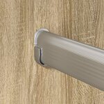 vidaXL Tige de placard 2 Pièces Argenté 764 x 15 x 29 mm