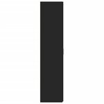 vidaXL Buffet haut noir 30x42 5x185 cm bois d'ingénierie