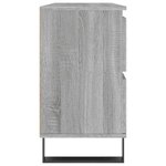 vidaXL Armoire salle de bain sonoma gris 80x33x60 cm bois d'ingénierie