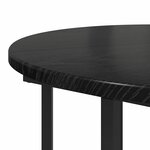vidaXL Ensemble de tables d'appoint 2 Pièces Chêne noir 50 x 50 x 50.5 cm