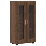 vidaXL Buffet Chêne brun 55 5 x 29 x 100 cm Bois d'ingénierie