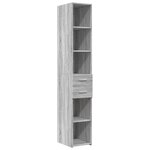 vidaXL Armoire de rangement mince sonoma gris 30x42 5x225 cm