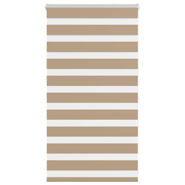 vidaXL Store zèbre marron sable largeur du tissu 75 9 cm polyester