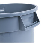 Collecteur gris - 37 9 l - rubbermaid -  - polyéthylène37.9 x435mm