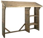Abri bûches en bois traité autoclave 1,6m³ Split