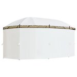 vidaXL Chapiteau 530x350x265 cm Blanc crème