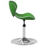 vidaXL Chaise de salle à manger Vert Similicuir