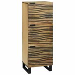vidaXL Highboard Marron 40 x 33 x 110 cm bois de manguier massif