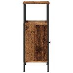 vidaXL Table de chevet vieux bois 41x31x80 cm bois d’ingénierie