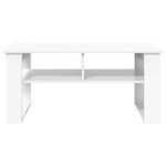 vidaXL Table basse Blanc 96 x 54 x 44 cm Bois d'ingénierie