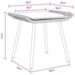 vidaXL Tabourets de jardin 2 Pièces Naturel 50x40x45 cm Rattan synthétique
