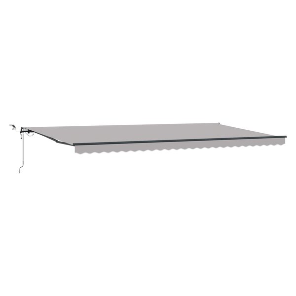 vidaXL Tissu de auvent Gris clair 600 × 300 cm Polyester