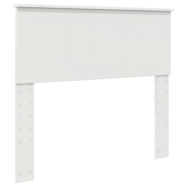 vidaXL Tête de lit avec tête de lit Blanc 100 cm Bois d'ingénierie