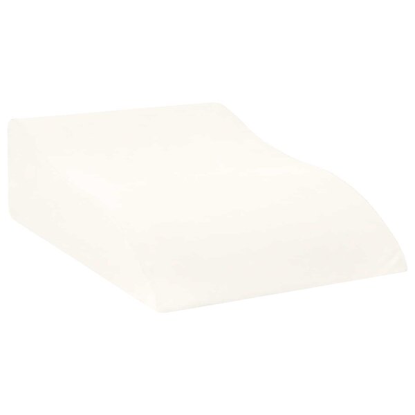 vidaXL Coussin pour jambes Blanc 68 x 40 x 18 cm
