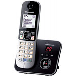 Panasonic KX-TG6821 Téléphone Sans Fil Répondeur Noir