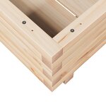 vidaXL Jardinière 50x50x26 5 cm bois de pin massif