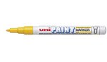Marqueur PAINT Marker PX21 Pointe conique fine 0 8 - 1 2mm Jaune UNI-BALL