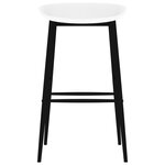 vidaXL Ensemble de bar 7 Pièces Blanc