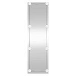 vidaXL Miroir mural avec lumières LED 30x100 cm verre rectangulaire