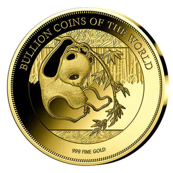 Monnaie PANDA Bullion Coins of the World 2020 1/500 Oz Or 3000 Francs Chad (PRÉCOMMANDE)