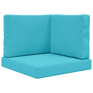 vidaXL Coussin de canapé d'extérieur Polyester Turquoise 60 x 60 cm