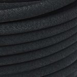 vidaXL Tuyau d'arrosage de jardin noir 0 6" 100 m caoutchouc