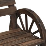 vidaXL Chaises de jardin lot de 2 58x58x78 5 cm bois de sapin massif