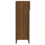 vidaXL Étagère à chaussures Chêne marron 40x36x105 cm Bois ingénierie