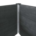 vidaXL Lit surélevé de jardin Gris 300x50x91 cm WPC