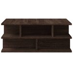 vidaXL Table basse chêne marron 70x70x29 cm bois d'ingénierie