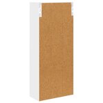 vidaXL Armoire murale de salle de bain Blanc 30 x 14 x 70 cm