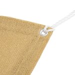 vidaXL Tapis de tente sable 300x400 cm PEHD