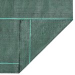 vidaXL Membrane anti-mauvaises herbes vert 0 5x5 m PP