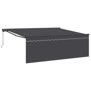vidaXL Cadre d'auvent Jaune et blanc 350 x 250 cm