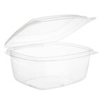 Barquettes à charnière compostables en pla 473 ml - lot de 300 - vegware -  - acide polyactique (pla)