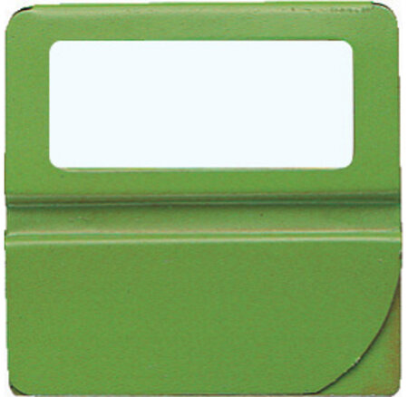 Boîte de 48 onglets unis à fenêtre 25mm de largeur Vert EXACOMPTA