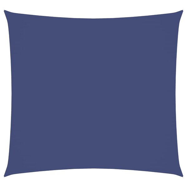 vidaXL Voile de parasol tissu oxford carré 5x5 m bleu