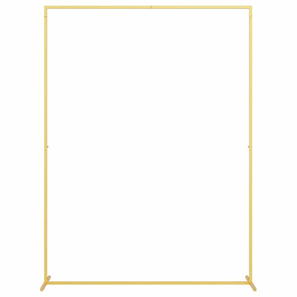 vidaXL Arche de mariage Doré 150 x 49 5 x 200 cm Acier