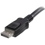 Startech.com câble displayport 1.2 de 2 m - câble displayport certifié vesa 4k x 2k ultra hd - câble dp à dp pour moniteur - cordon d'affichage/vidéo dp - connecteurs dp à verrouillage
