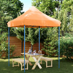 vidaXL Tente de réception pliable escamotable orange 200x200x306 cm