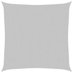 vidaXL Voile d'ombrage gris clair 3x3 m 100  polyester oxford