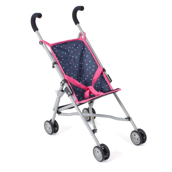 Bayer Chic 2000 601-84 - Mini-Buggy ROMA Rose bleu marine avec pois