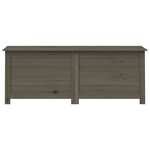 vidaXL Boîte à coussins extérieur Anthracite 150x50x56 cm Sapin massif