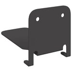 vidaXL Étagère flottante avec étagère 24 Pièces Noir 6 x 10 8 x 6 6 cm