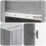 vidaXL Ensemble de Meubles 2 Pièces 33 x 34 5 x 90 cm Bois d'ingénierie